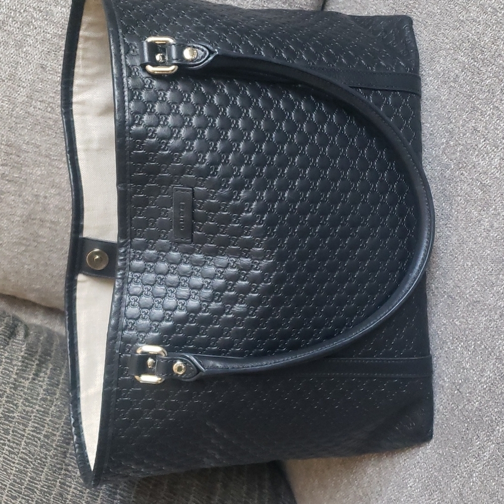 Gucci micro leather guccissima tote bag - Picture 2 of 16